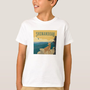T-shirt Le Parc national de Shenandoah   Cerf