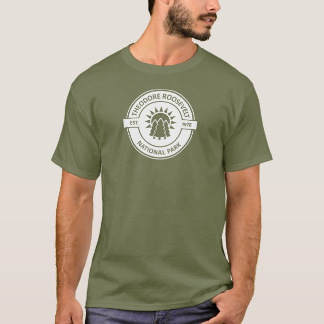 T-shirt Le Parc national de Theodore Roosevelt (Devant)