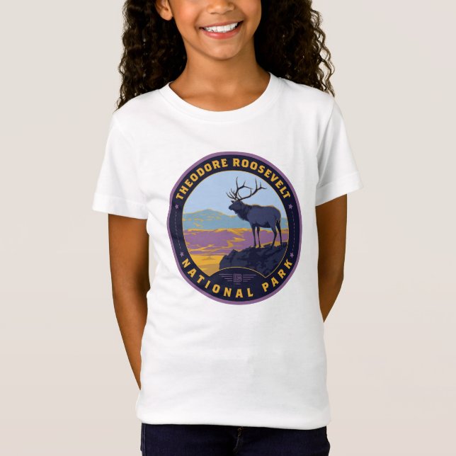 T-Shirt Le Parc national de Theodore Roosevelt (Devant)