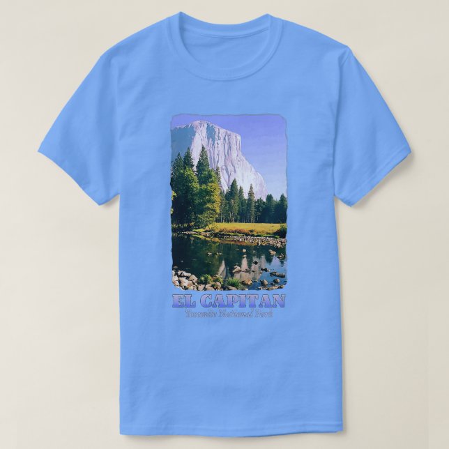 T-shirt Le Parc national d'El Capitan Yosemite (Design devant)