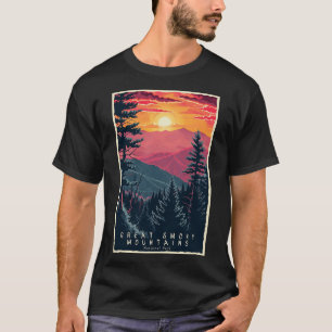 T-shirt Le parc national des Great Smoky Mountains voyage 