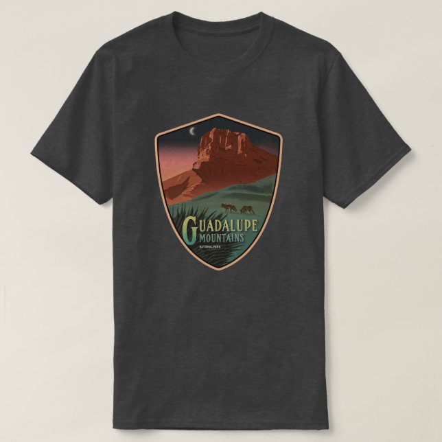T-shirt Le Parc national des Monts Guadalupe (Design devant)