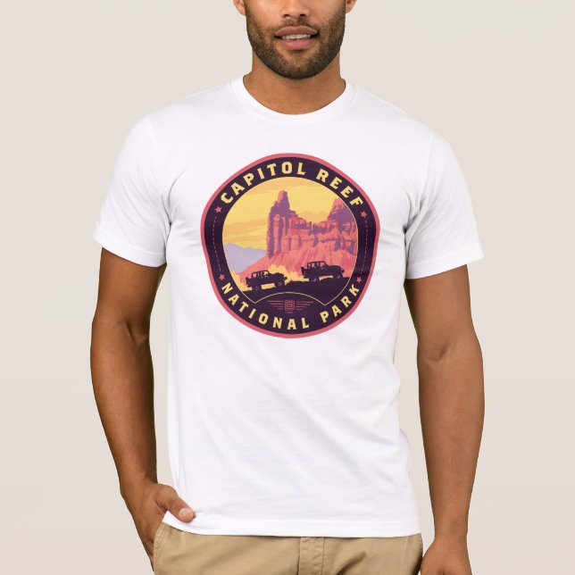 T-shirt Le Parc national du Capitol Reef (Devant)