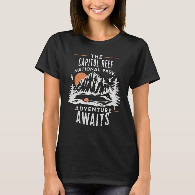 T-shirt Le Parc national du Capitol Reef (Devant)