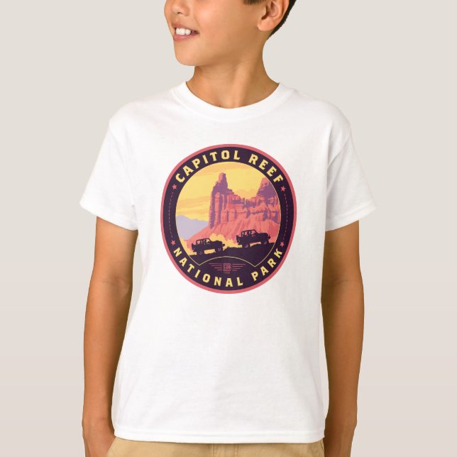 T-shirt Le Parc national du Capitol Reef (Devant)