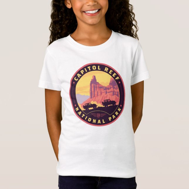 T-Shirt Le Parc national du Capitol Reef (Devant)