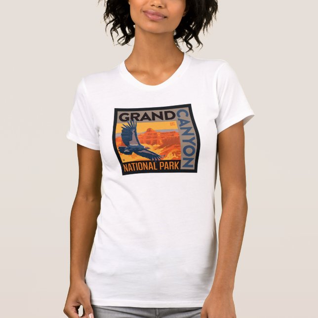 T-shirt Le Parc national du Grand Canyon | Condor (Devant)