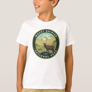 T-shirt Le Parc national du Mont Rainier