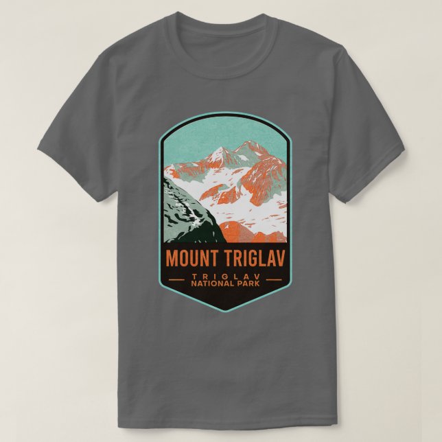 T-shirt Le Parc national du mont Triglav Triglav (Design devant)