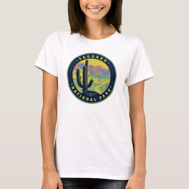 T-shirt Le Parc national du Saguaro (Devant)