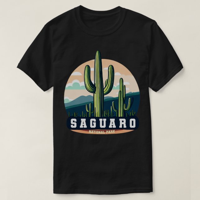 T-shirt Le Parc national du Saguaro (Design devant)