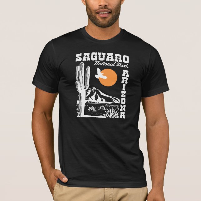 T-shirt Le Parc national du Saguaro (Devant)