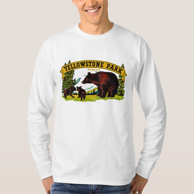 T-shirt Le parc Yellowstone (Devant)