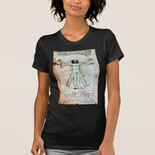 T-shirt Le parchemin d'antiquité d'HOMME de VITRUVIAN