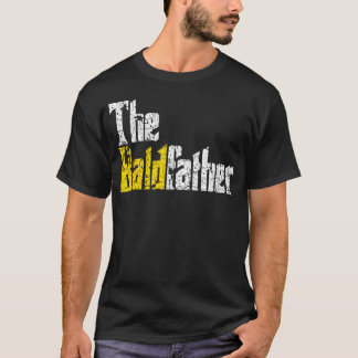T-shirt Le Parrain Chauve Anniversaire Drôle Pour Chauve