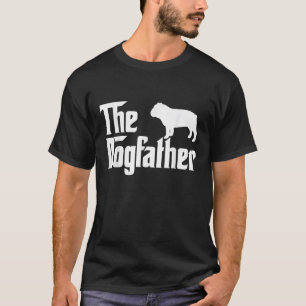 T-shirt Le Parrain Chien Bouledogue Amateur de Papa Drôle