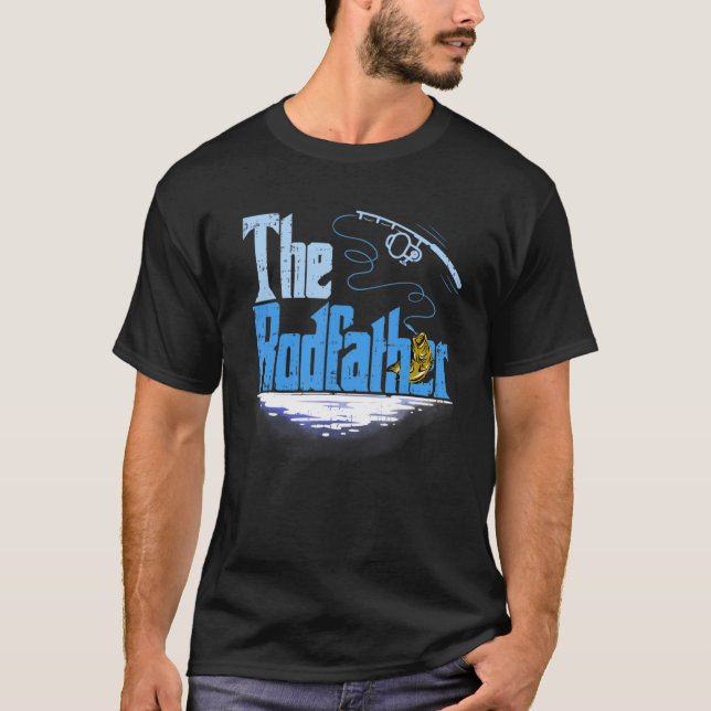 T-shirt Le Parrain de la pêche  Pour les pêcheurs (Devant)