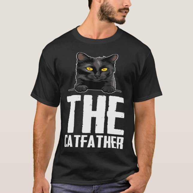 T-shirt Le parrain des chats (Devant)