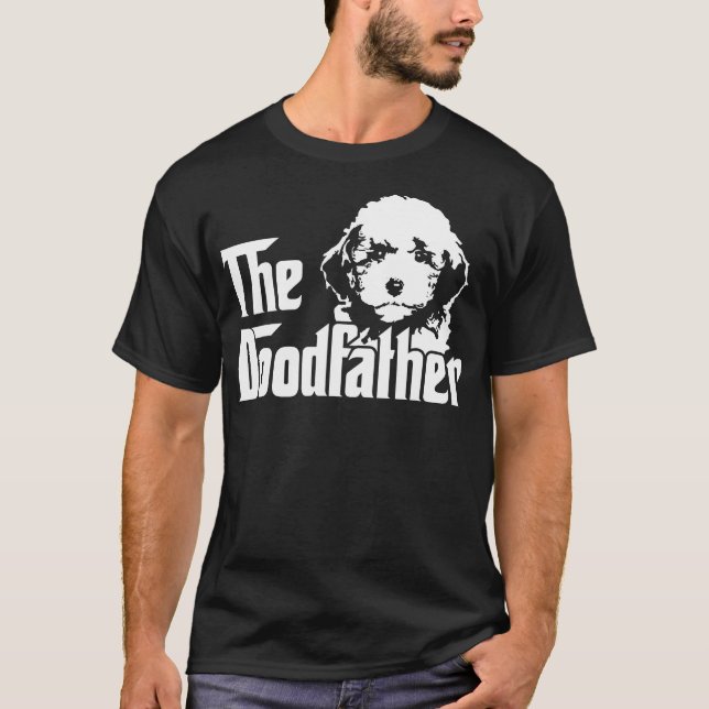 T-shirt Le Parrain - Drôle Chien Goldendoodle Labradoodle (Devant)