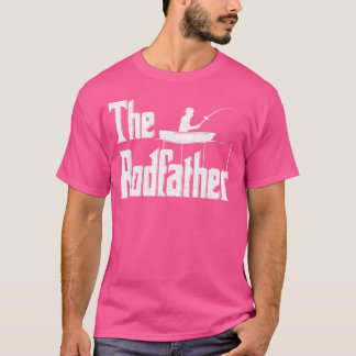 T-shirt Le Parrain Drôle Papa Pêcheur