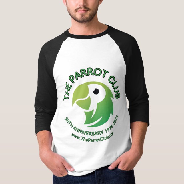T-shirt Le Parrot Club 50e Anniversaire 3/4 Sleeve Raglan (Devant)