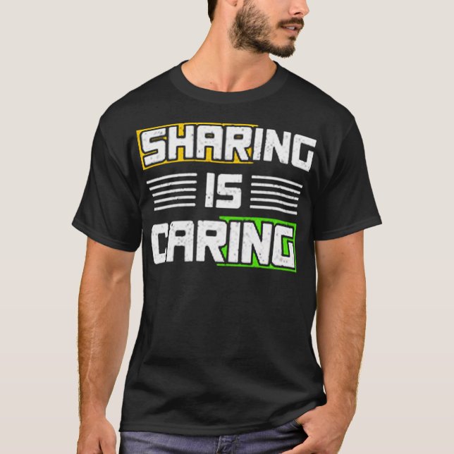 T-shirt Le partage est bienveillant (Devant)