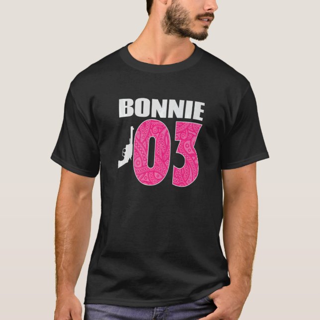 T-shirt Le partenaire Look Bonnie pour un duo (Devant)