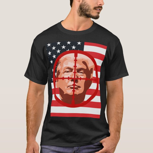T-shirt Le parti de l'impeachment de Trump cible (Devant)