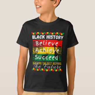 T-shirt Le passé inspirant le futur Mois de l'histoire des
