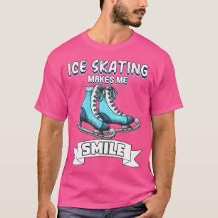 T-shirt Le patinage sur glace me fait sourire Le patinage 