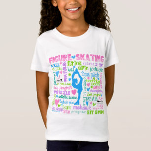 T-Shirt Le patineur artistique en pastel exprime la