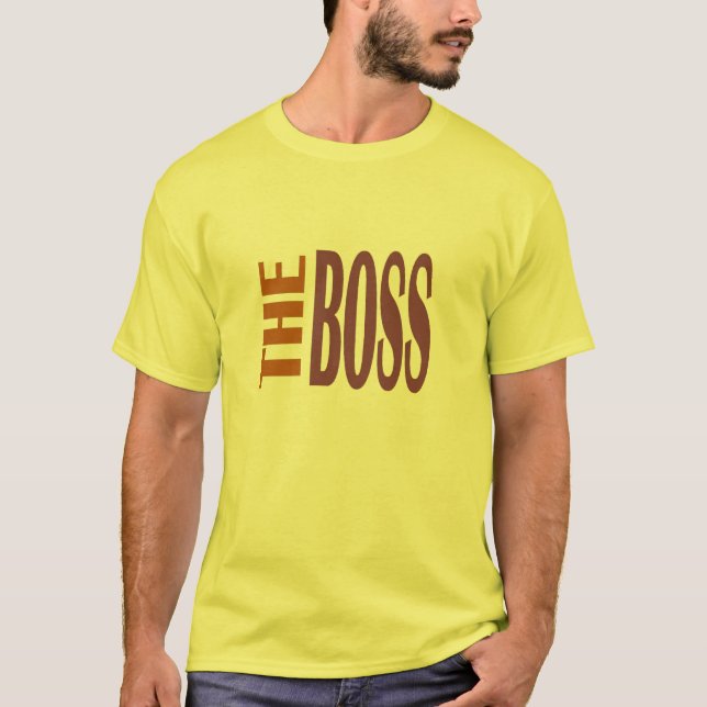 T-SHIRT LE PATRON BROWNY (Devant)
