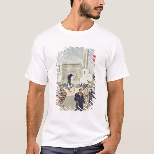T-shirt Le pavillon marocain à l'exposition universelle (Devant)