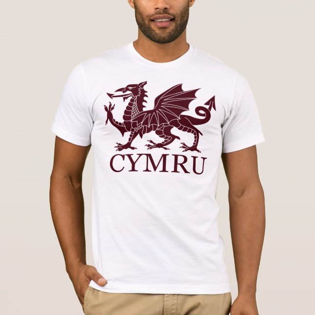 T-shirt Le Pays de Galles CYMRU (Devant)