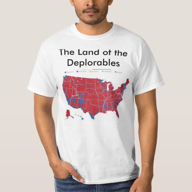 T-shirt Le pays des déplorables (Devant)