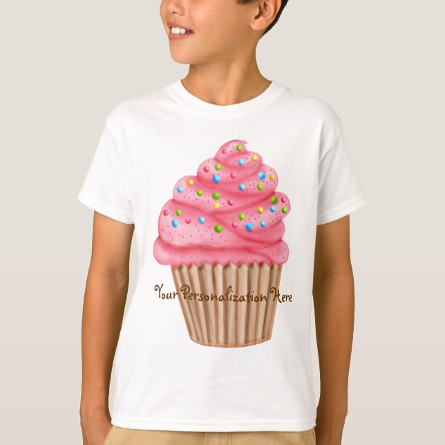 T-shirt Le pays des merveilles arrose le petit gâteau (Devant)