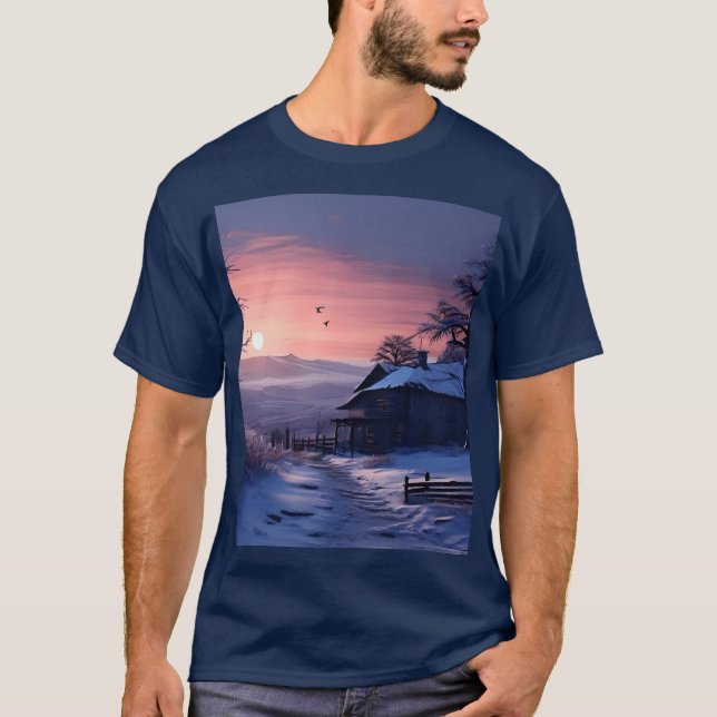 T-shirt le paysage (Devant)