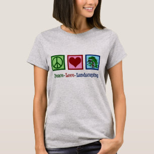 T-shirt Le paysage de l'amour de la paix