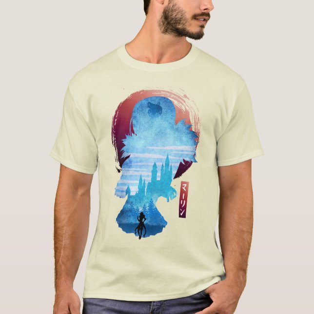 T-shirt Le péché de gluttonie du sanglier (Devant)