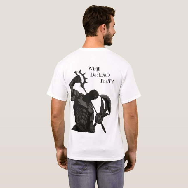 T-shirt le péché d'orgueil  (Dos entier)