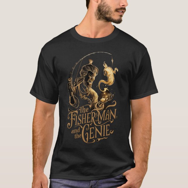 T-shirt Le Pêcheur et le Génie (Devant)