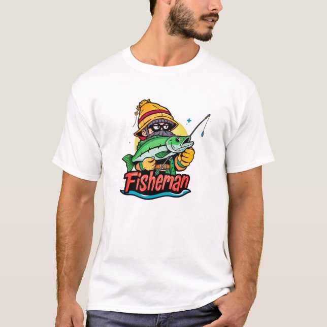 T-shirt Le Pêcheur Intrépide (Devant)