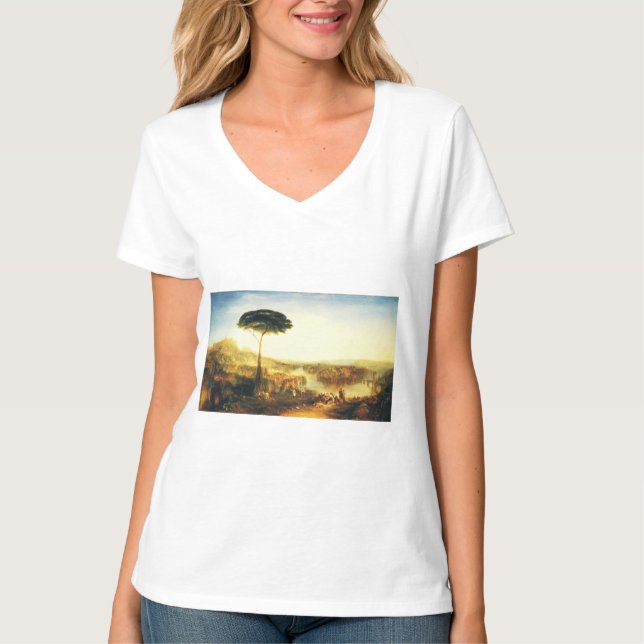 T-shirt Le pèlerinage de Childe Harold de Joseph Turner (Devant)