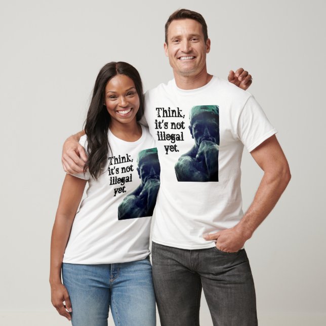 T-shirt Le penseur (Unisexe)