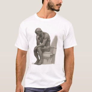 T-shirt Le Penseur sur le Trône – Style Classique au Fusai