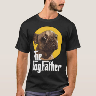 T-shirt Le père chien Frenchie Papa