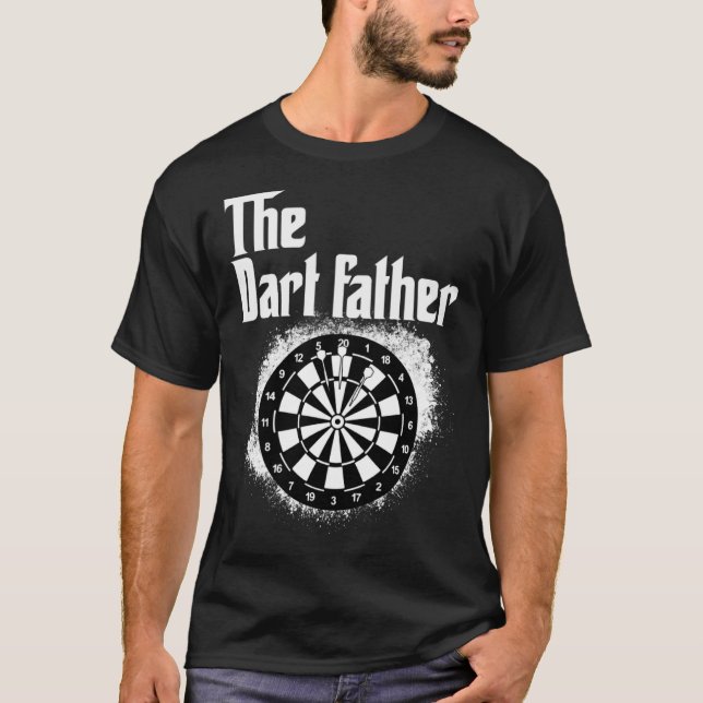 T-shirt Le Père Dart pour les joueurs Dart ou les équipes  (Devant)