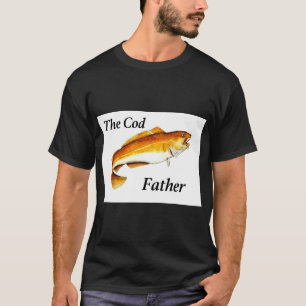 T-shirt Le Père de la Morue pêche cadeau présent.