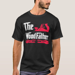 T-shirt Le père en bois, travail du bois, travailleur en