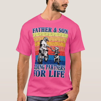 T-shirt Le Père Et Le Fils Partenaires À Vie